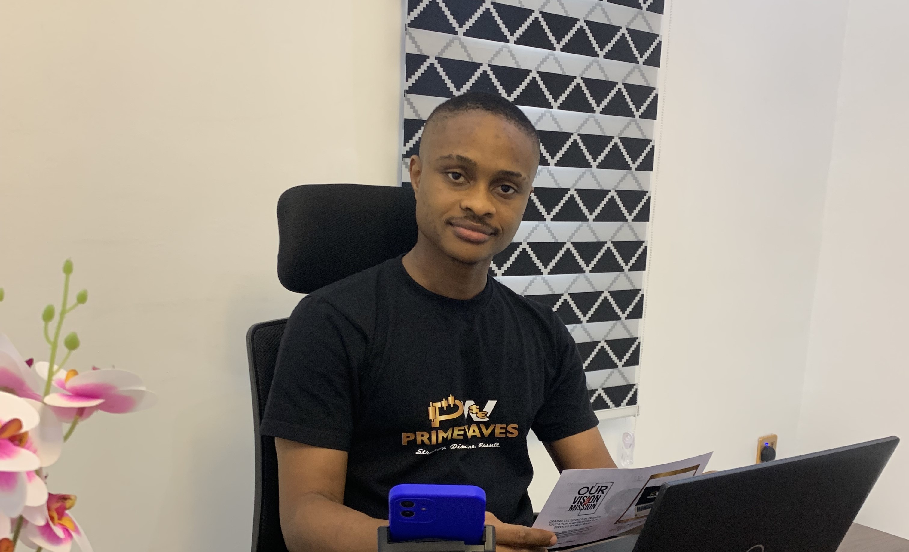 Chigozirim Owunwanne - CEO of Primewaves Markets Ltd, expert in Forex trading and market analysis